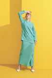 Tiffany Green colour matching outfits