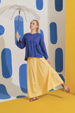 Classic Blue matching A line skirt