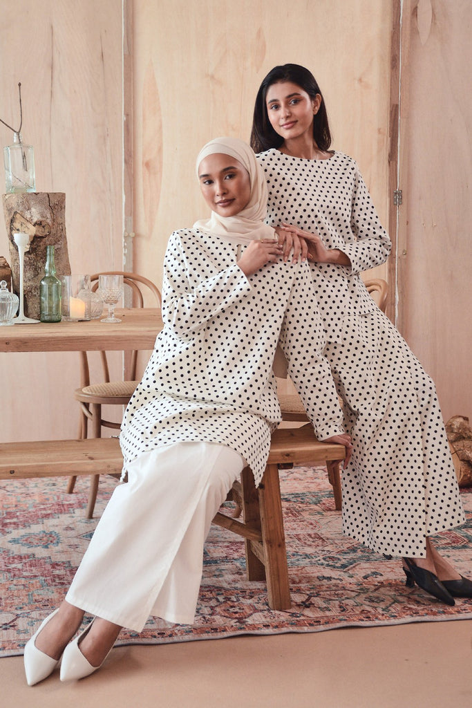 set baju kurung cotton selesa