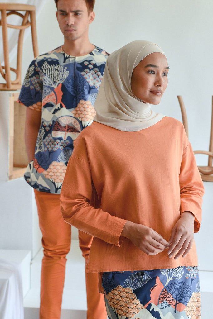 The Sungai Women Folded Skirt - Kangsar
