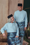 sedondon keluarga baju melayu biru