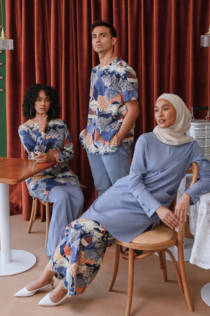 set sedondon keluarga biru