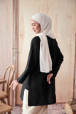 baju kurung plain hitam