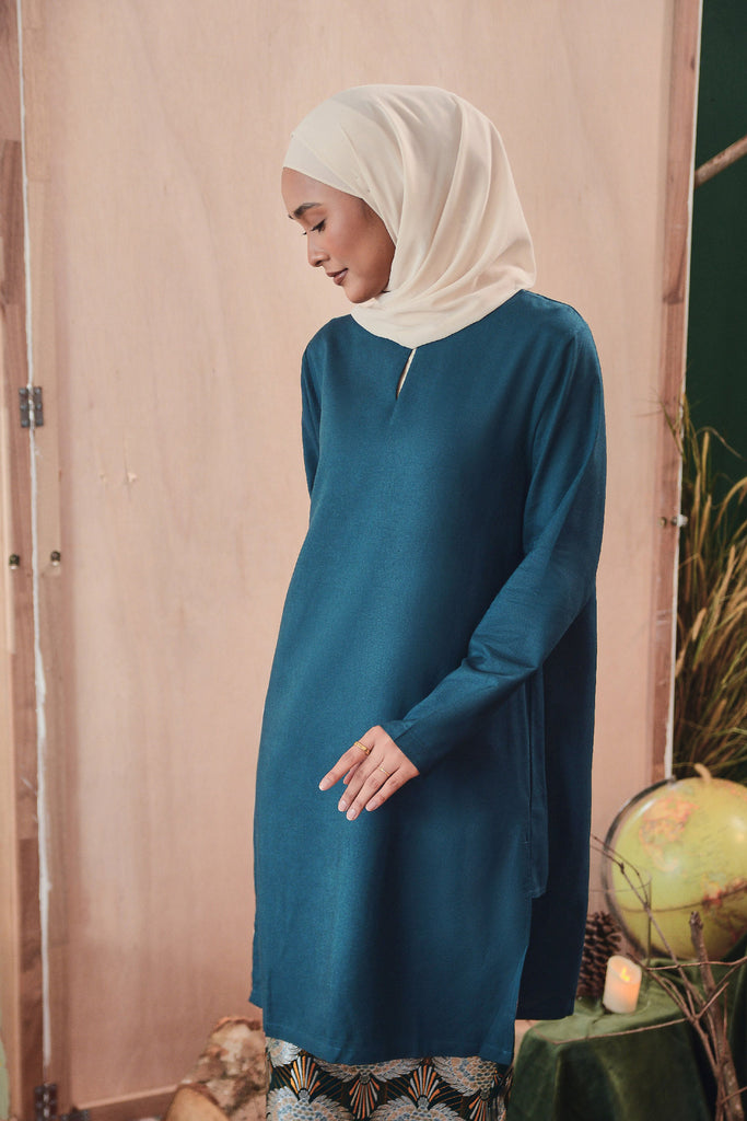 baju kurung cotton selesa