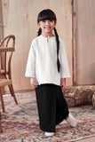 baju kurung pesak plain white