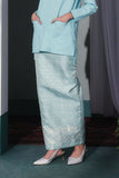 kain songket biru