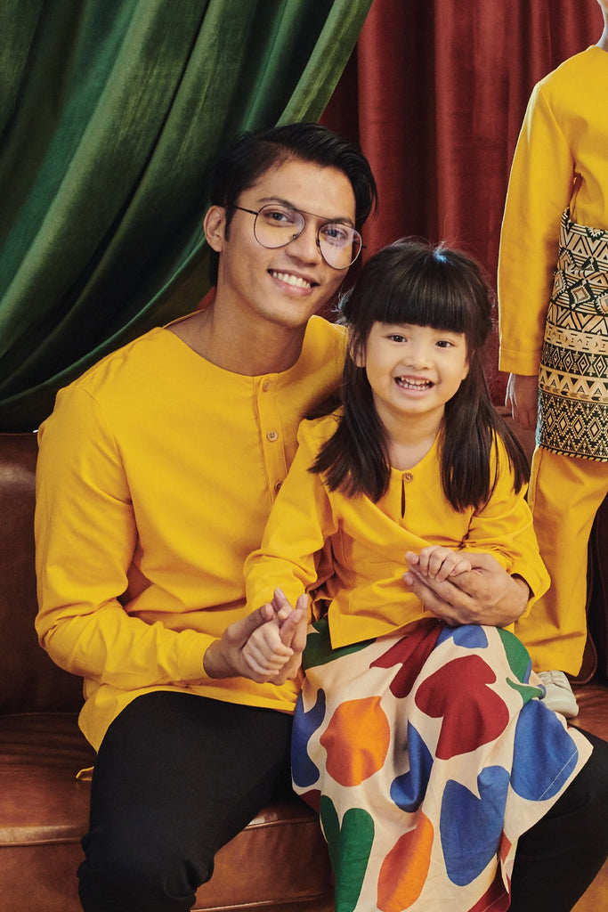 The Rona Men Kurta - Mustard