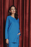 Steel Blue Women Blouse