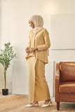 set baju raya cotton dewasa beige