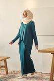 baju kurung plain hijau