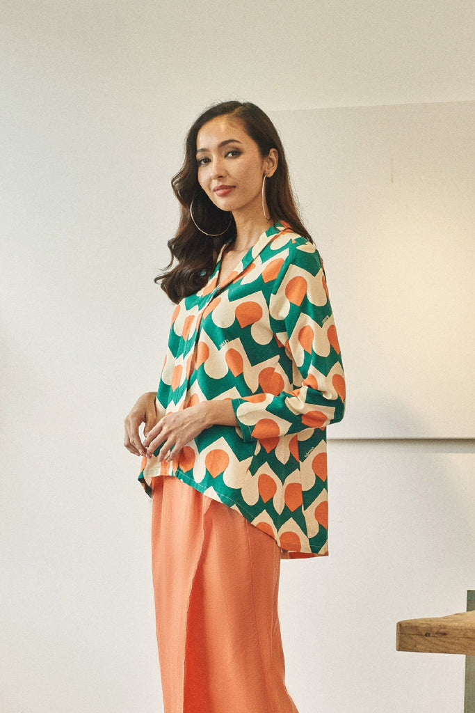 Rasa Sayang Women Kebaya Blouse - Aprikot