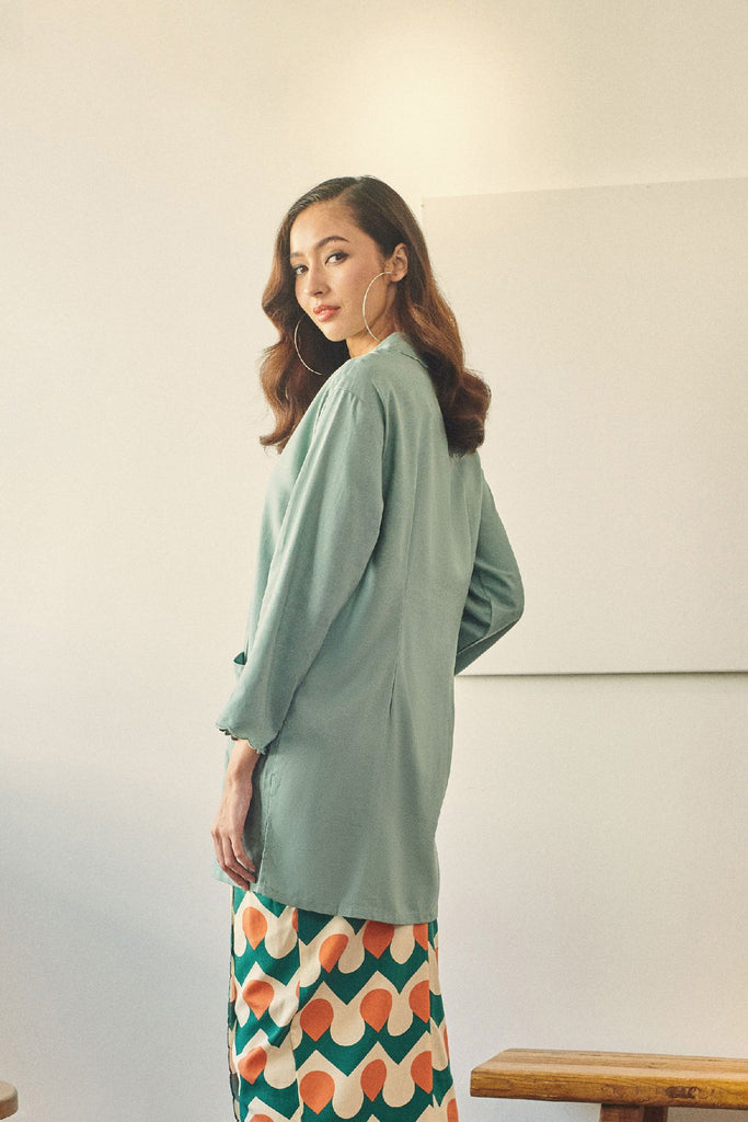 Rasa Sayang Women Scallop Kebarung - Vegan Green