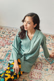Rasa Sayang Women Scallop Kebarung - Vegan Green