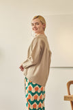 baju raya beige