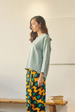 set baju raya cotton dewasa bercorak