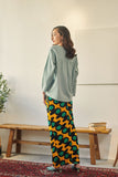 baju raya printed cotton