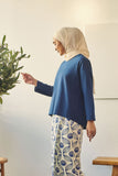 Rasa Sayang Women Santai Blouse - Navy Blue