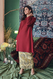 mix and match kain gold merah