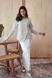 set baju raya polka dot