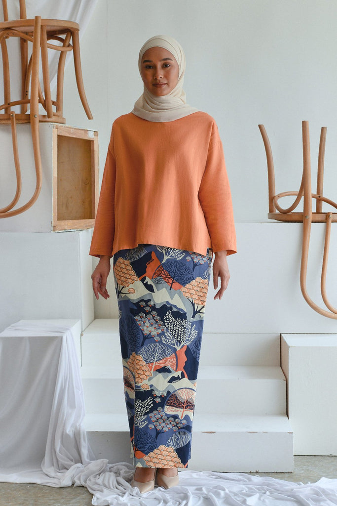 The Sungai Women Folded Skirt - Kangsar