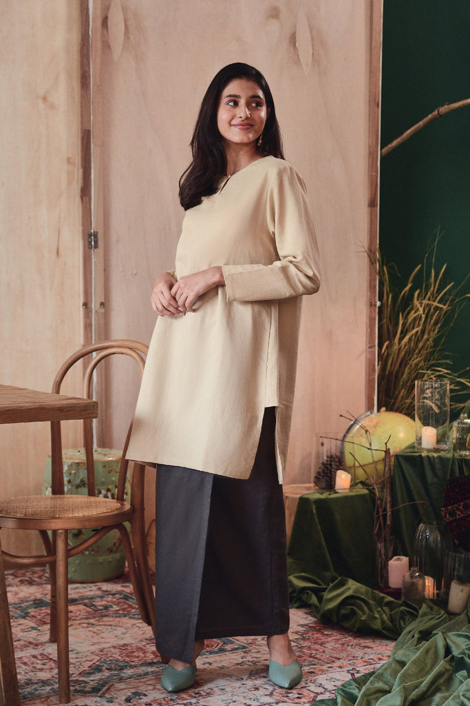 baju kurung dewasa cotton selesa