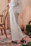 kain cotton corak polka dot