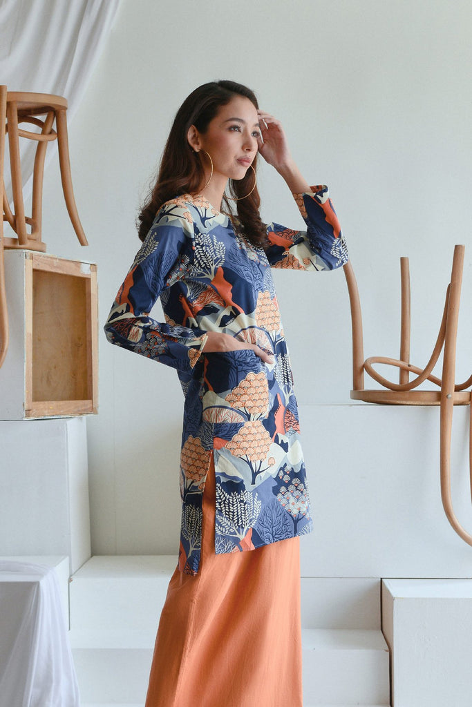 The Sungai Women Pockets Kurung Blouse - Kangsar