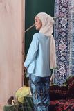 baju raya ready to wear biru