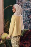 blouse plain yellow