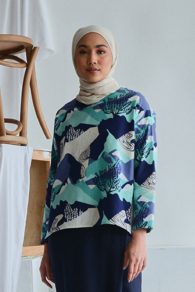 The Sungai Women Tropika Blouse - Kundasang