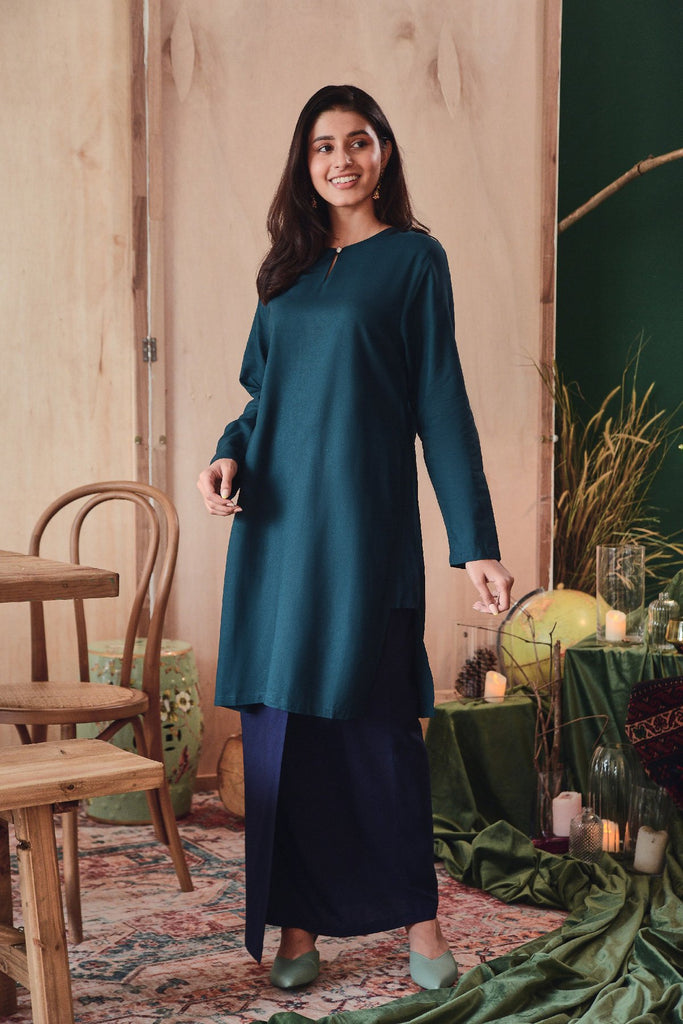 set baju kurung cotton selesa