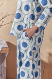 Printed Folded Skirt with pocket