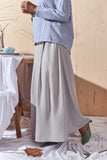 Oxford Stripe Blouse and A Line Skirt