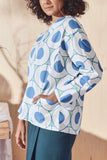 Corak Blaus Lengan Dolman