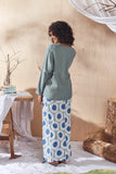 The Balik Women Dolman Sleeve Blouse - Vegan Green