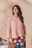 The Balik Women Dolman Sleeve Blouse - Peach