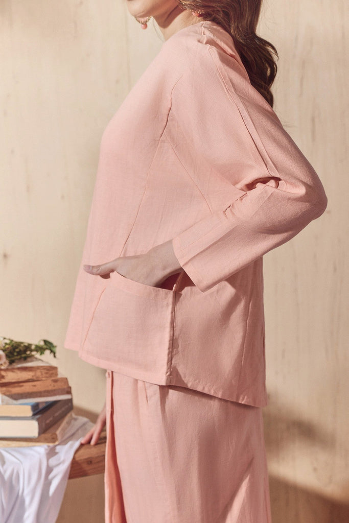 The Balik Women Dolman Sleeve Blouse - Peach