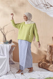 The Balik Women Dolman Sleeve Blouse - Lime Green