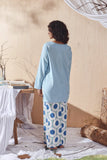 The Balik Women Pesak Blouse - Light Blue