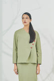 Plain Women Wrapped Blouse
