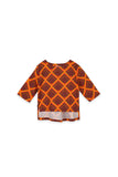 Folded Back Blouse for Kids