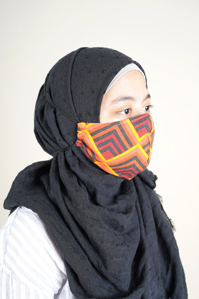 The Mekar Face Mask - Sunrise Print