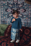 baju kurung baby perempuan one piece set biru