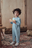 The Legend Babies Baju Melayu Jumpsuit - Light Blue