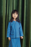 The Rona Kurti - Steel Blue