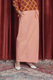 The Spring Women Belted Skirt - Salmon