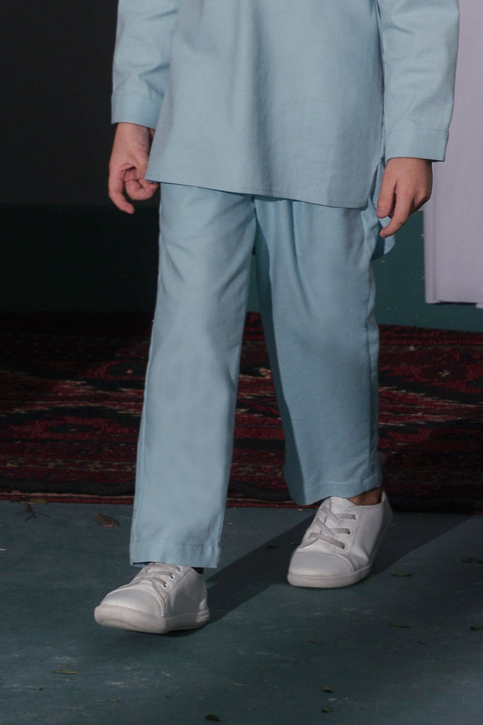 seluar panjang budak lelaki light blue