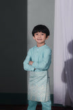 The Bayang Baju Melayu Top - Tiffany Blue