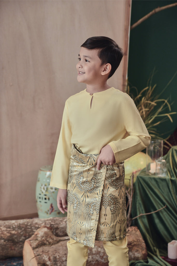 kurta teluk belanga budak kuning