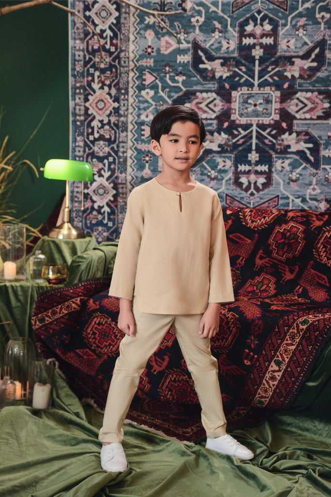 The Legend Pesak Kurta - Khaki